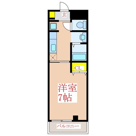 コンフォートＤの物件間取画像